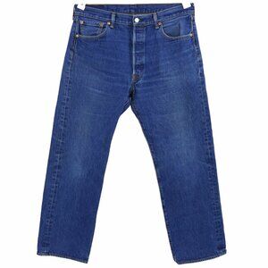 Levis 501xx Jeans Mens 36x31 (34 x 28) Button Fly Blue Denim